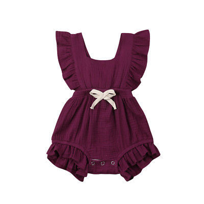 Lace Bow Baby Dress