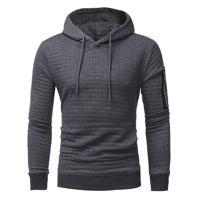 Hoodie with Arm Zipper