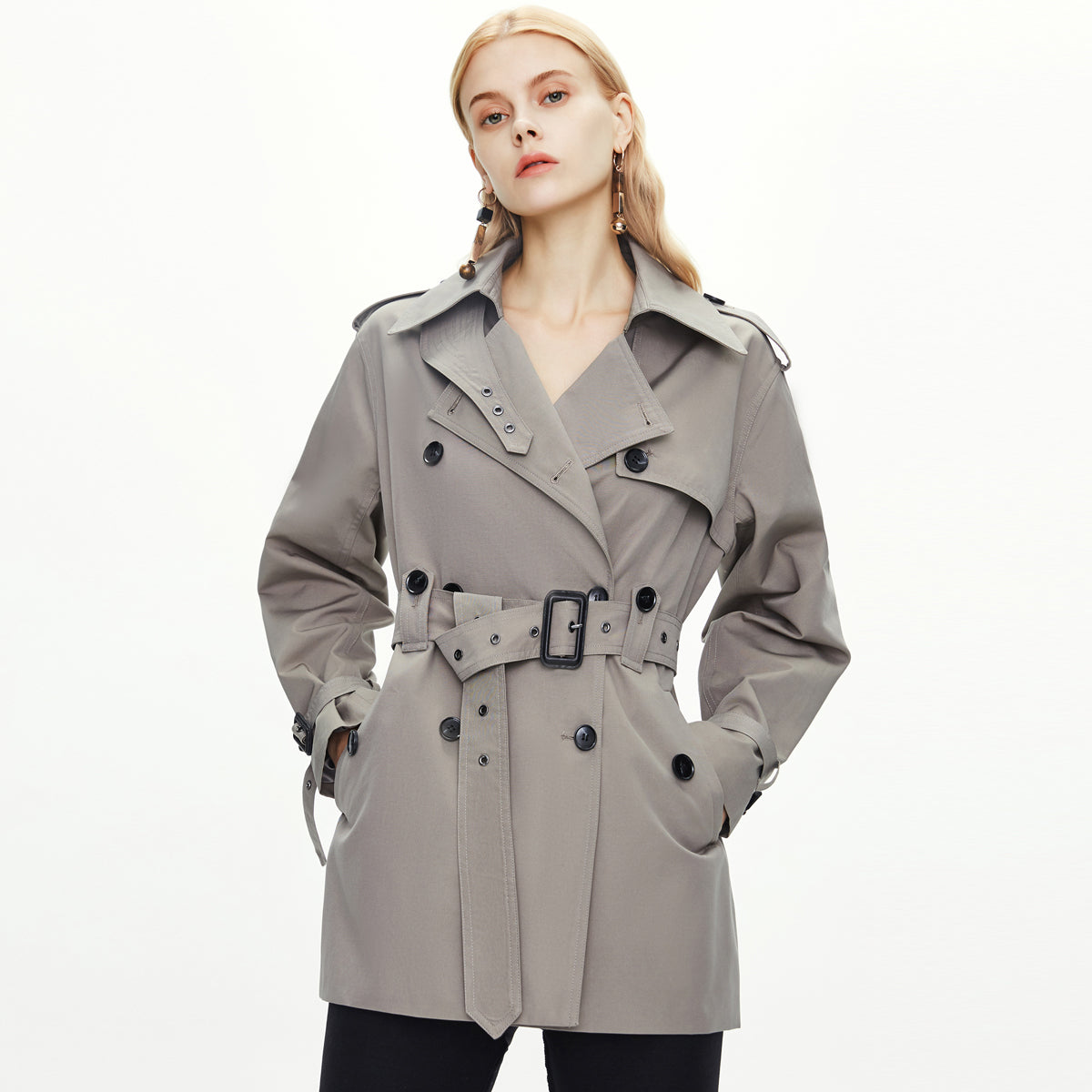 Trench Coats with Epaulettes