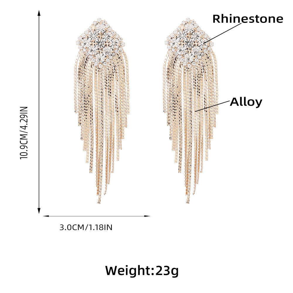 Sparkling Rhinestone Earrings