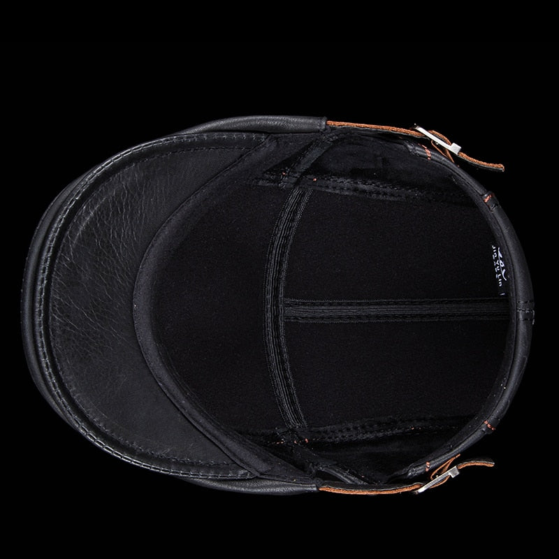 Genuine Leather Berets Hats