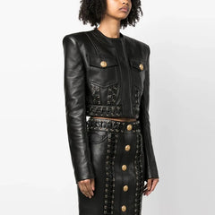 Trend4us Luxury Leather Suits