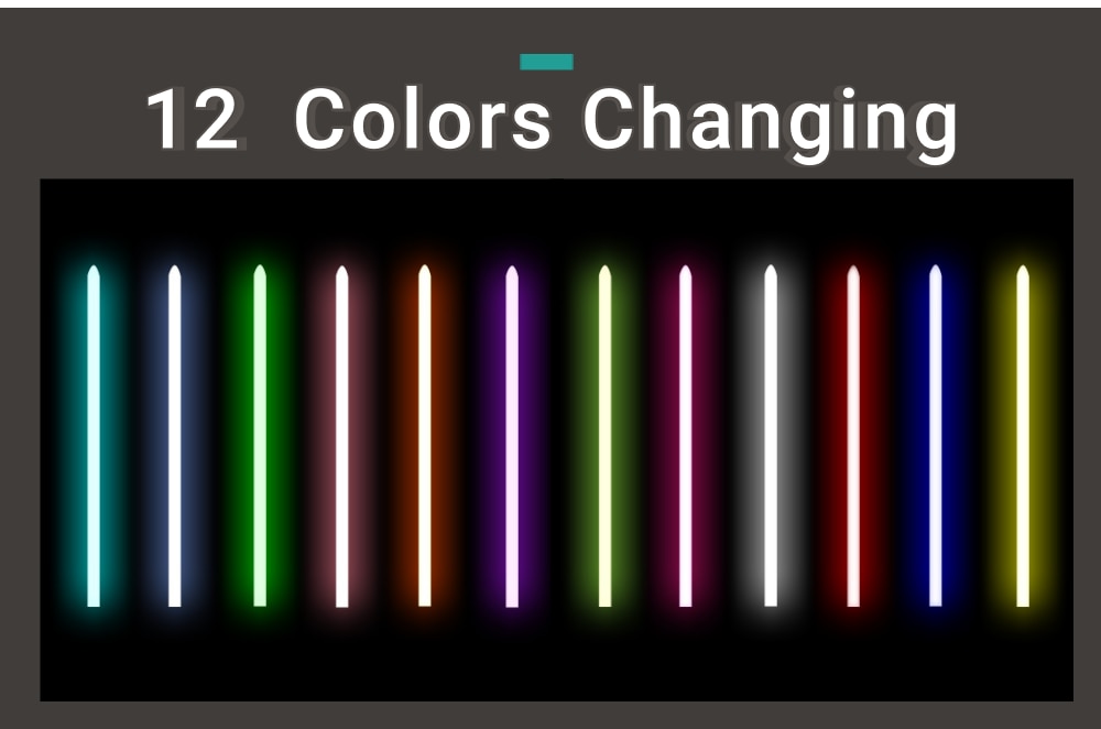 12 Color Laser Light Saber