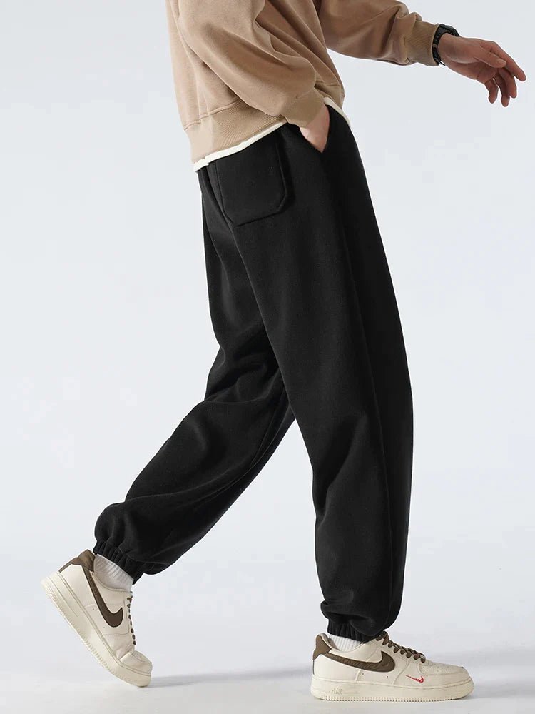 Stylish Thick Fleece Men's Streetwear Joggers