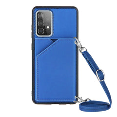 Lanyard Crossbody leather Cases For Samsung