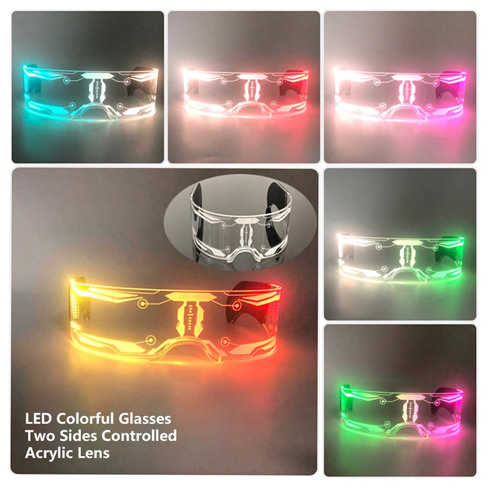 Luminous Colorful LED Light Up Glasses