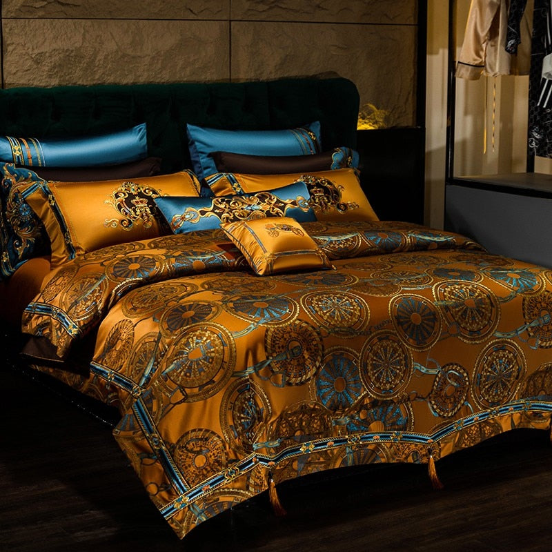 Chic Luxury Jacquard Bedding Set