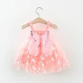 3D Embroidery Princess Dress for Girls