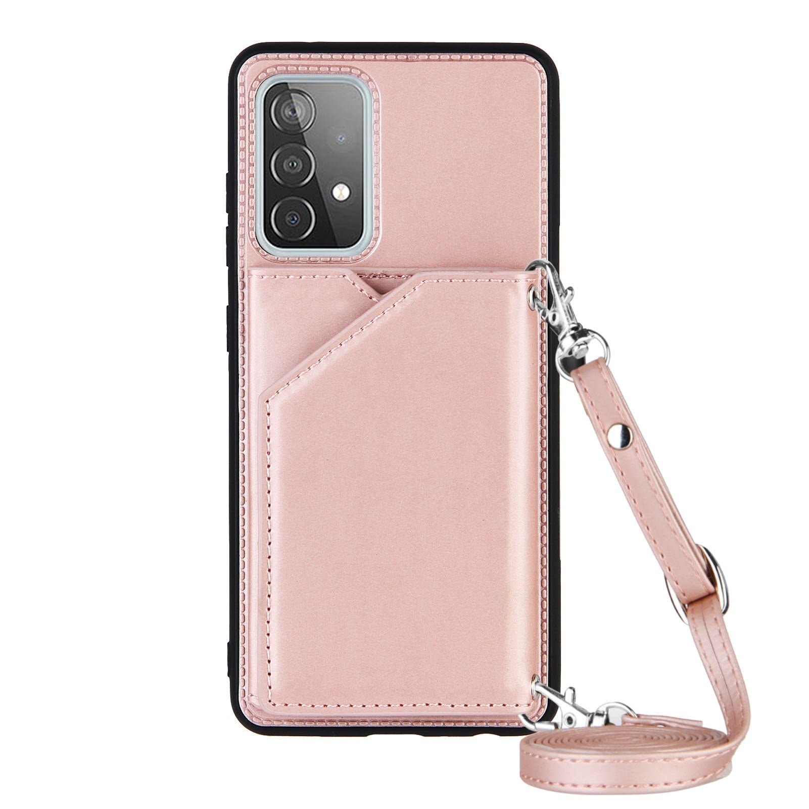 Lanyard Crossbody leather Case For Samsung
