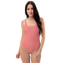 Light Coral One-Piece Swimsuit