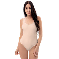 Light Pale One-Piece Swimsuit