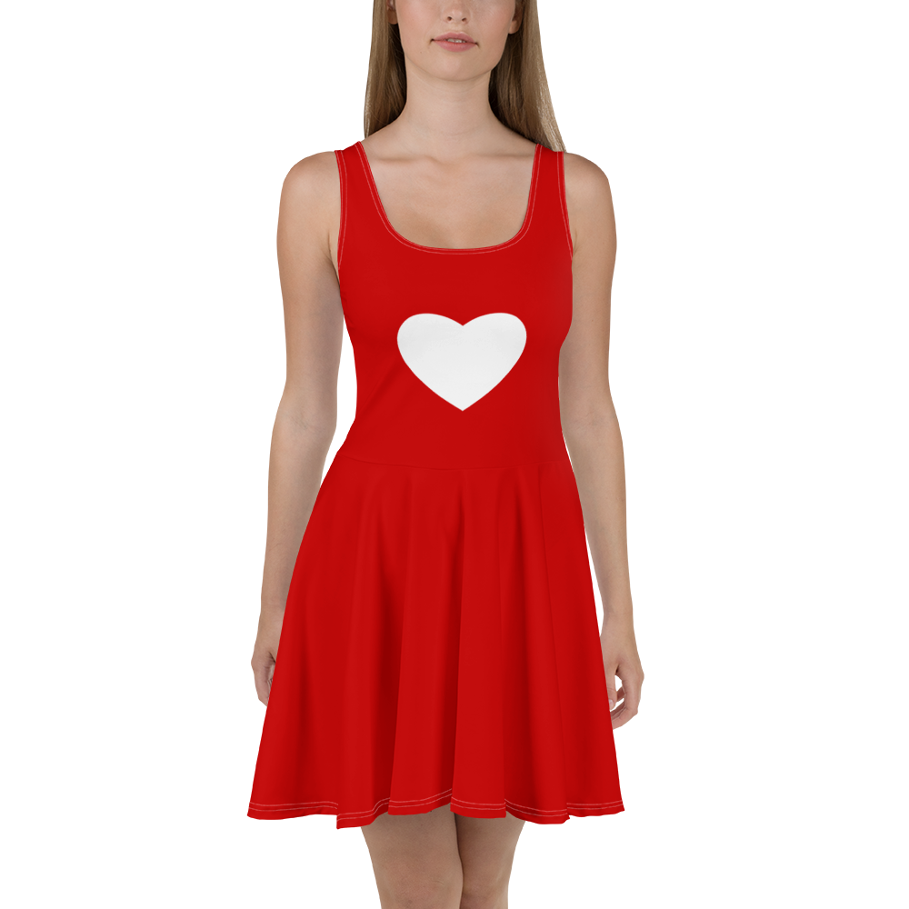 love heart Skater Dress