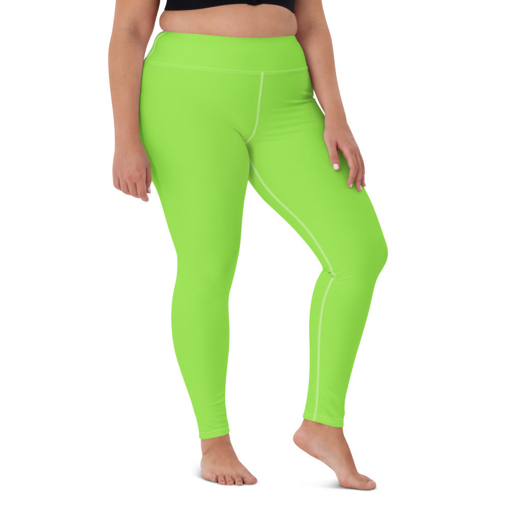 Lime Green Yoga Leggings