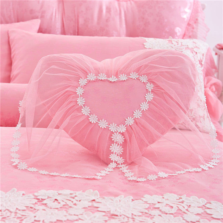 Princess Luxury Lace Bedding set