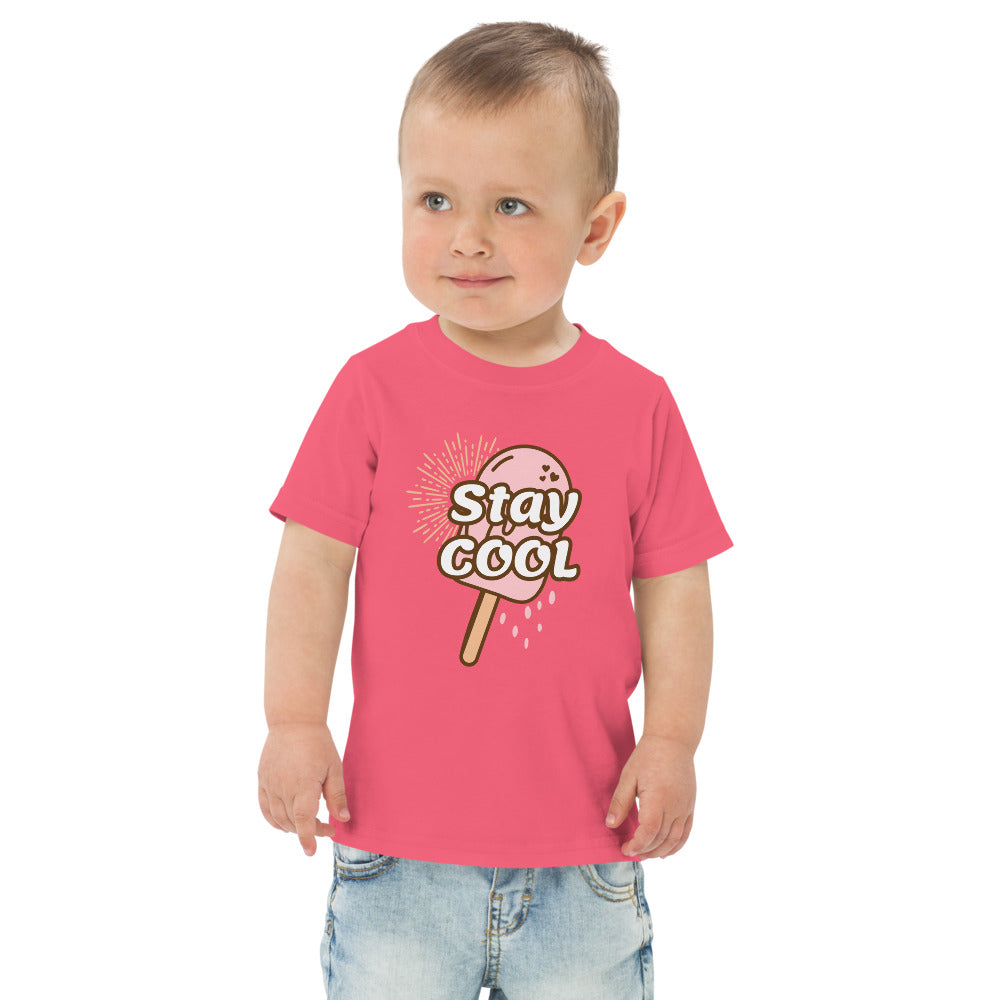 Stay cool Toddler jersey t-shirt