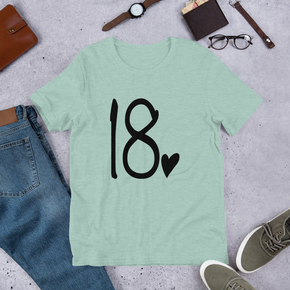 18th Birthday Short-Sleeve Unisex T-Shirt