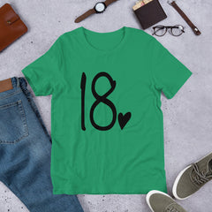 18th Birthday Short-Sleeve Unisex T-Shirt
