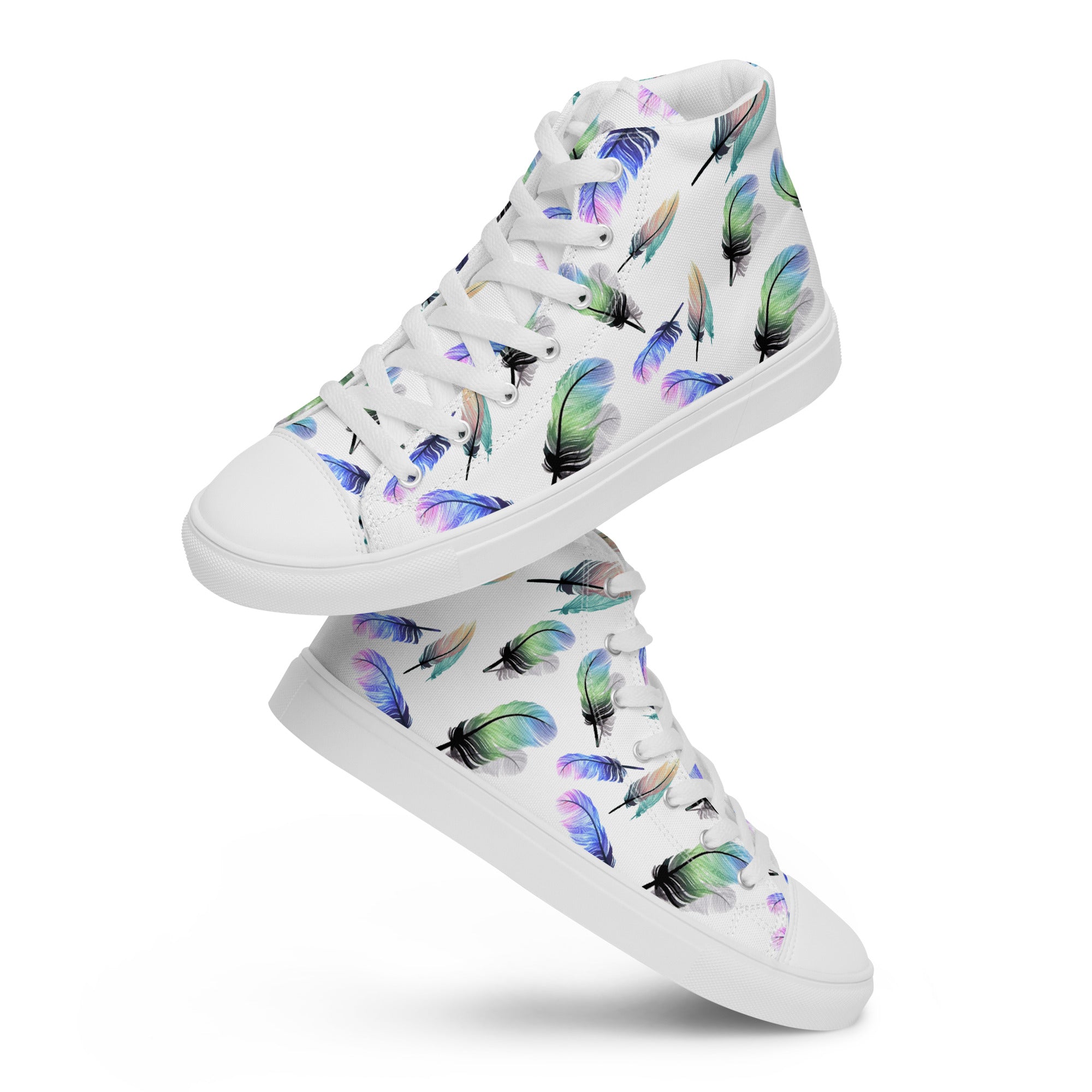 Spring Womens high top canvas shoes