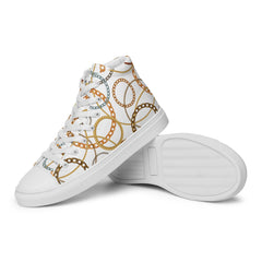 Womens high top canvas shoes