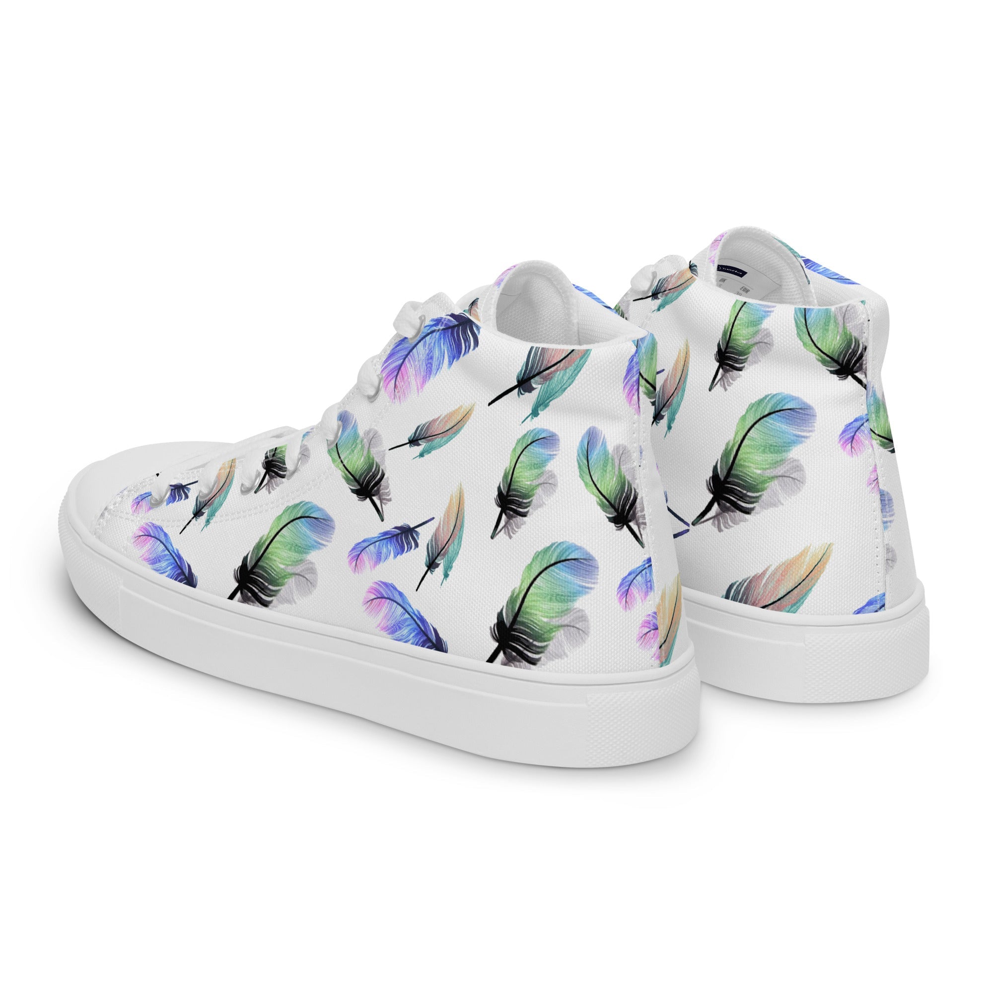 Spring Womens high top canvas shoes