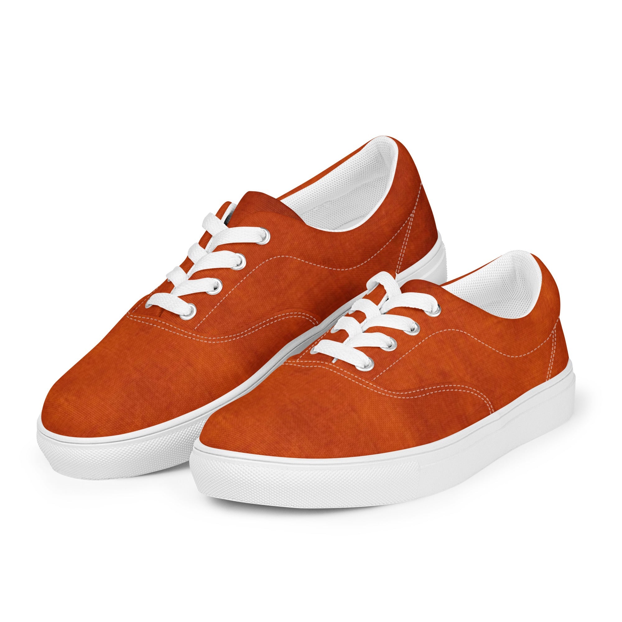 Womens lace-up canvas shoes