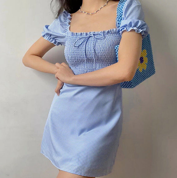 Ifomat Uptown Shirred Babydoll Dress