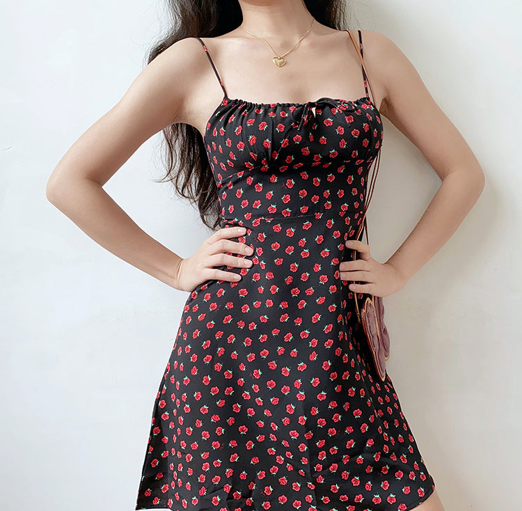 Ifomat Vintage Capsule Rose Mini Dress