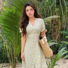 Ifomat Bali Romance Pearl Midi Dress