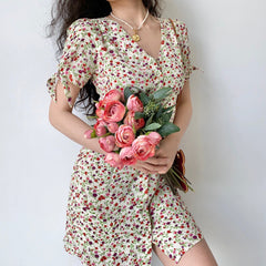 Ifomat Miriam Floral Button Dress