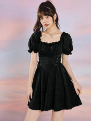 Ifomat Baroque Jacquard Lace Dress