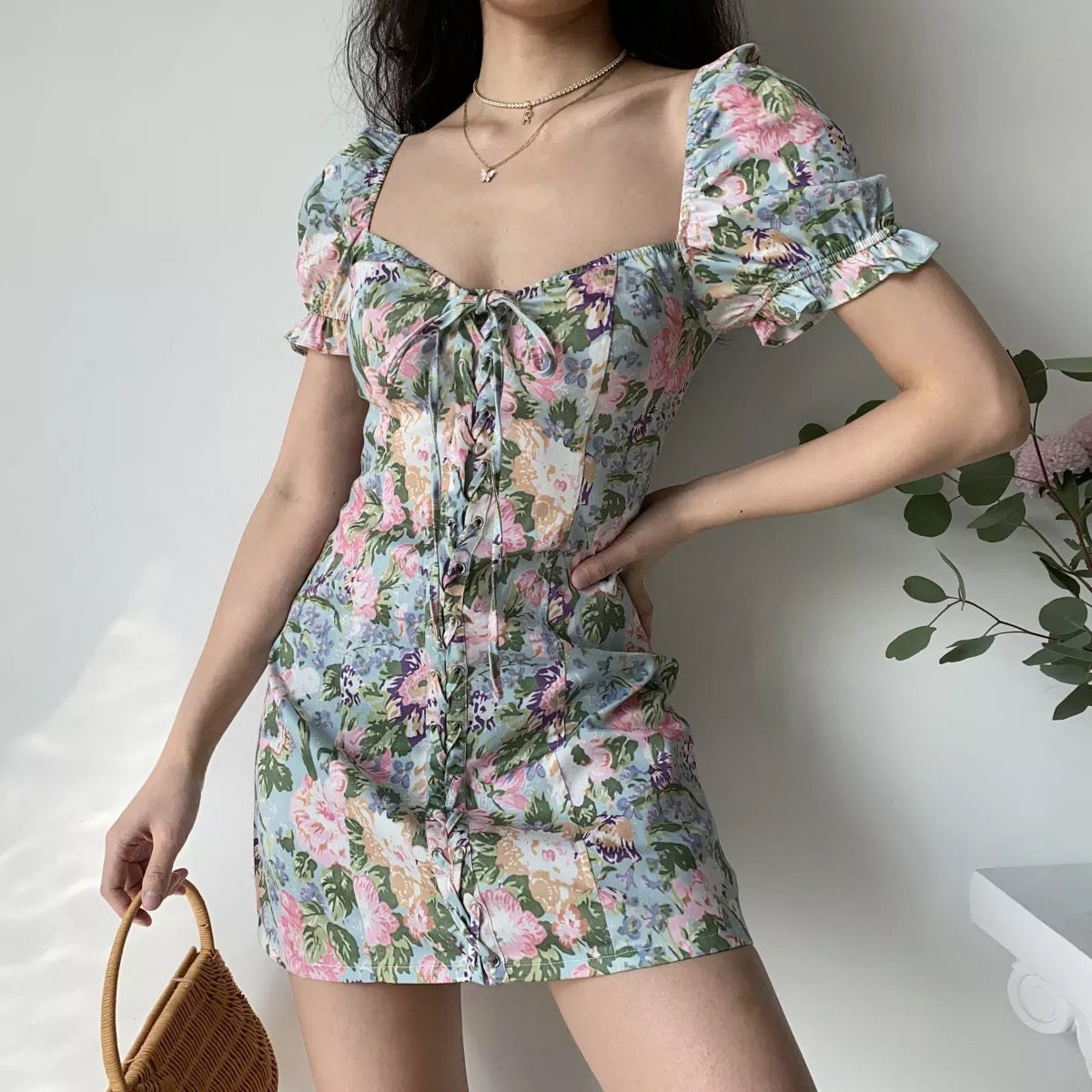 Ifomat Valencia Floral Seaside Dress