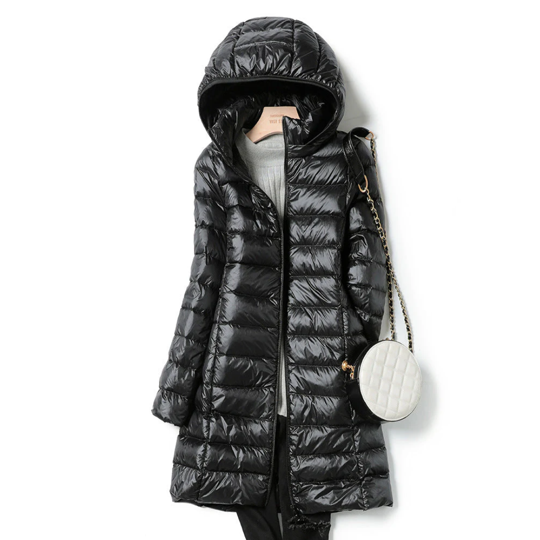 Claire - Long Ultralight Puff Down Jacket