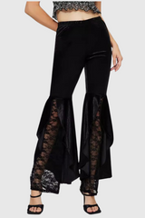 Aeres Lace Deconstruct Ruffle Pants