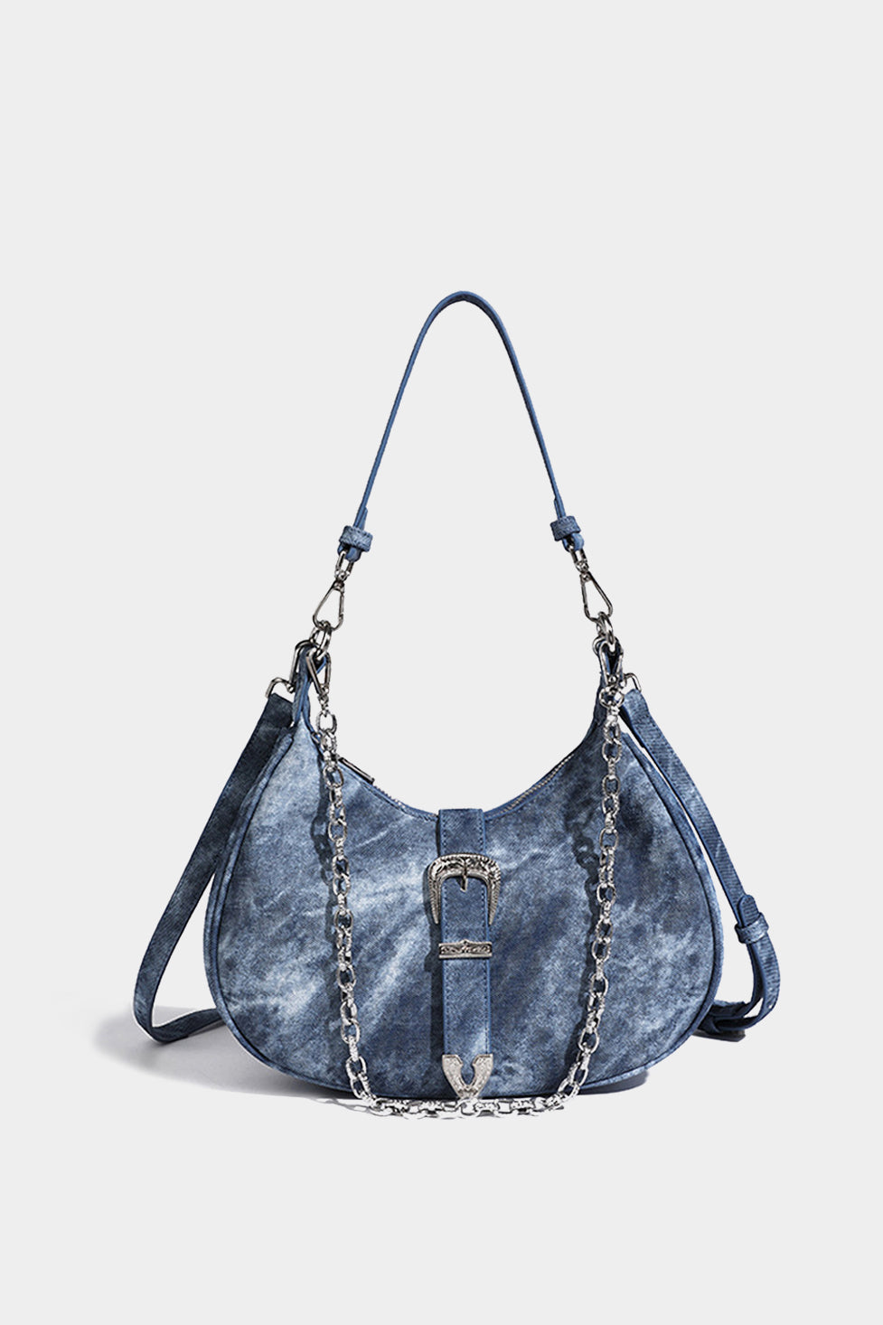 Alani Denim Shoulder Bag