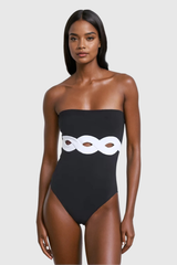 Alexey Strapless Cutout One Piece Swimsuit