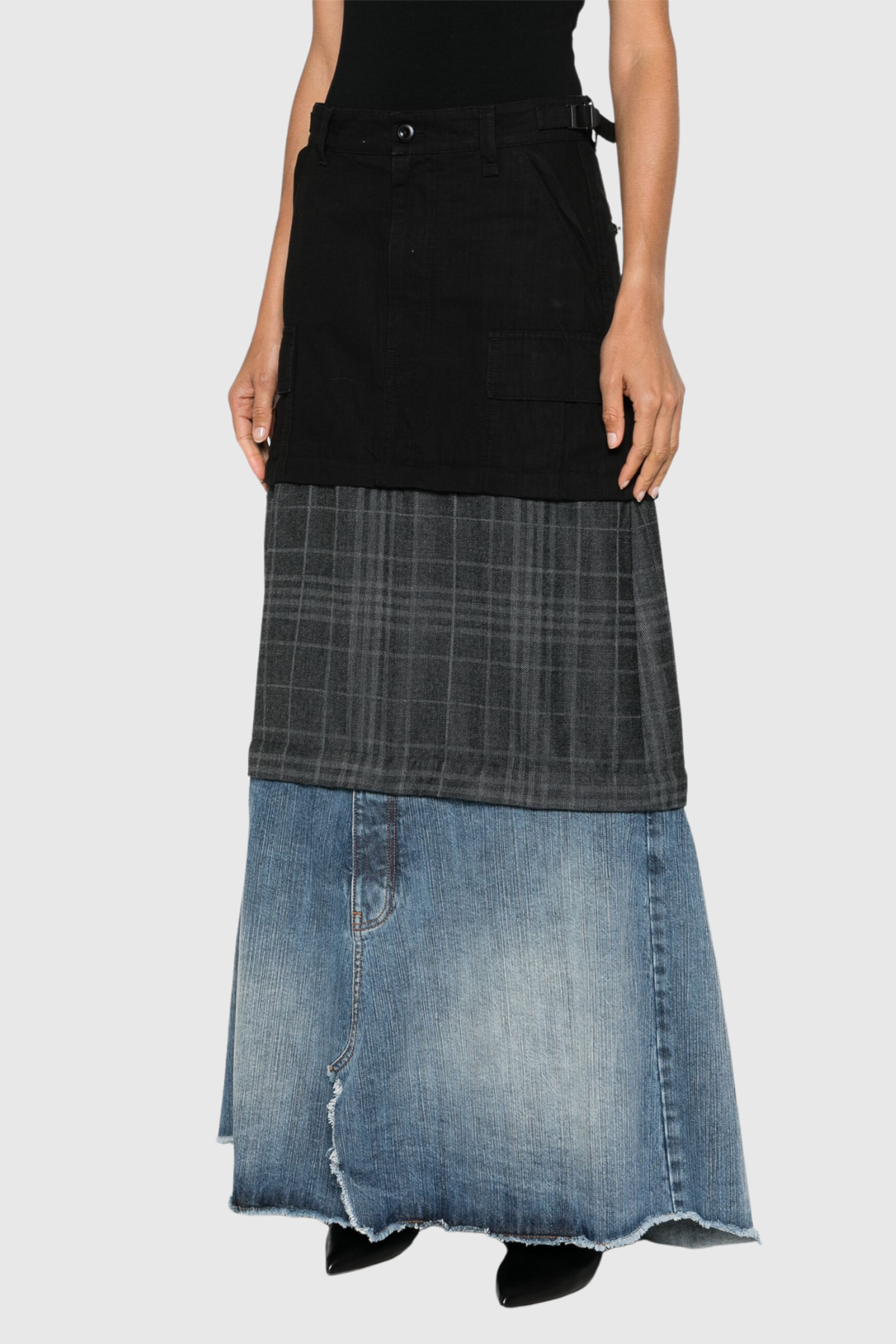 Alka Deconstruct Asymmetric Skirt