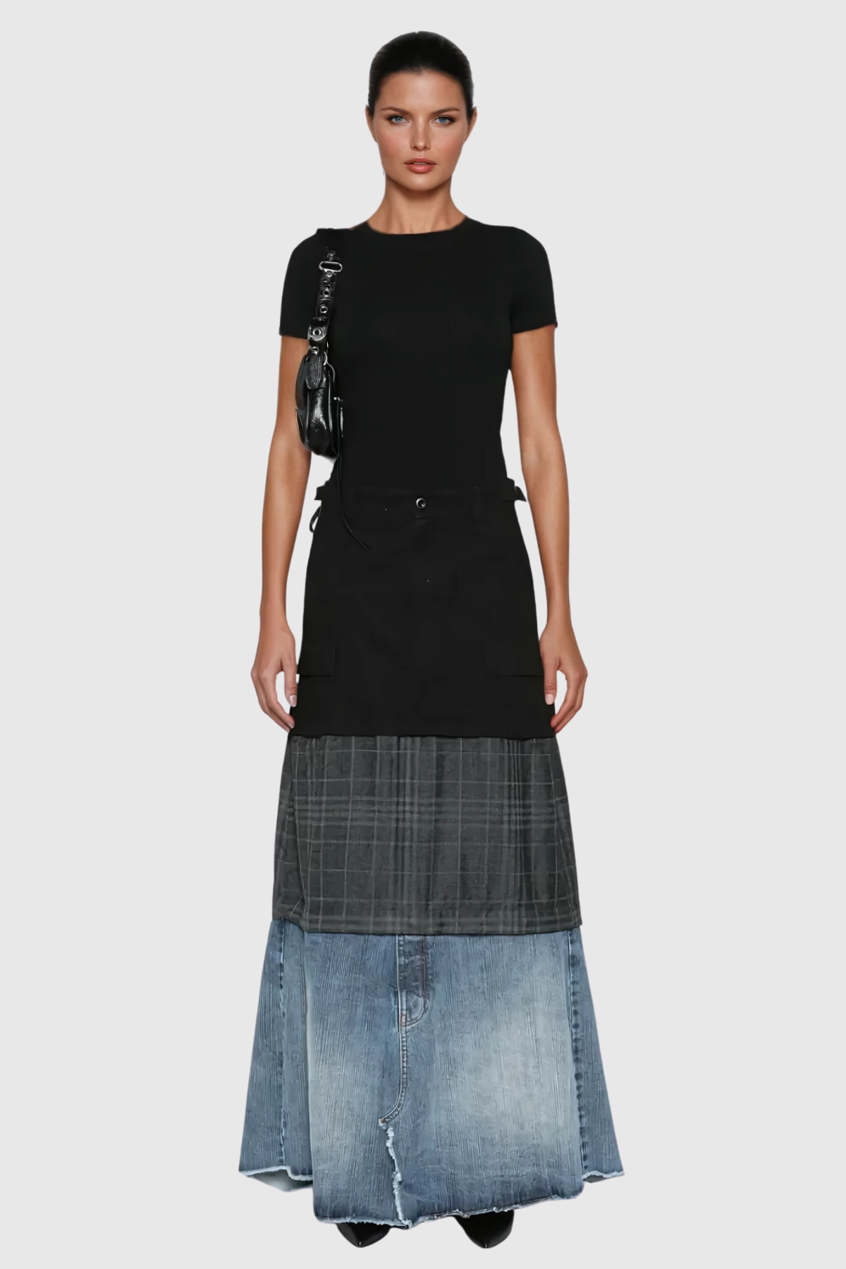 Alka Deconstruct Asymmetric Skirt