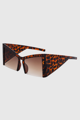 Aspyn Leopard Square Sunglasses