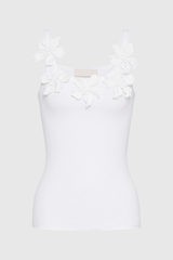 Kira Flower Spaghetti Strapless Top