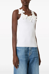 Kira Flower Spaghetti Strapless Top