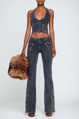 Belinda Butterfly Denim Jeans