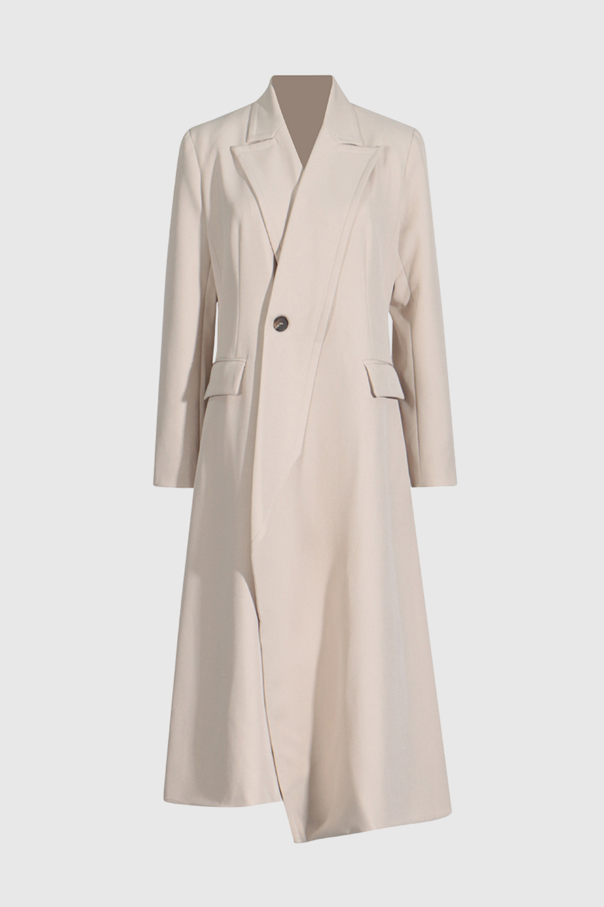 Benjamin Lapel Asymmetric Coat