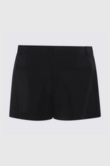 Briana Flower Short Pants In Black