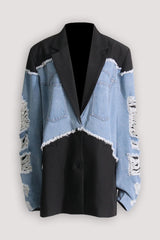 Cecilia Denim Deconstruct Coat