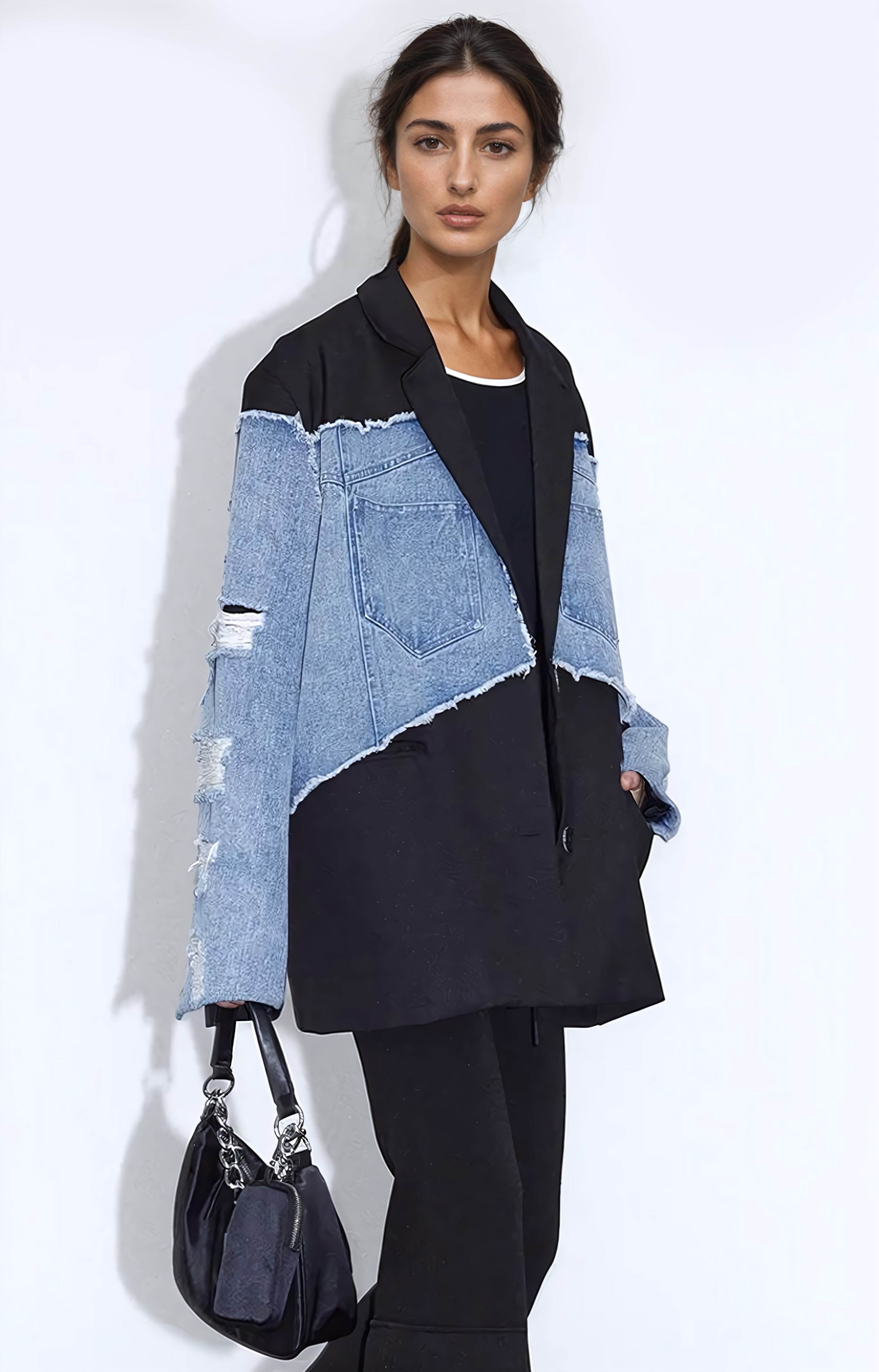 Cecilia Denim Deconstruct Coat