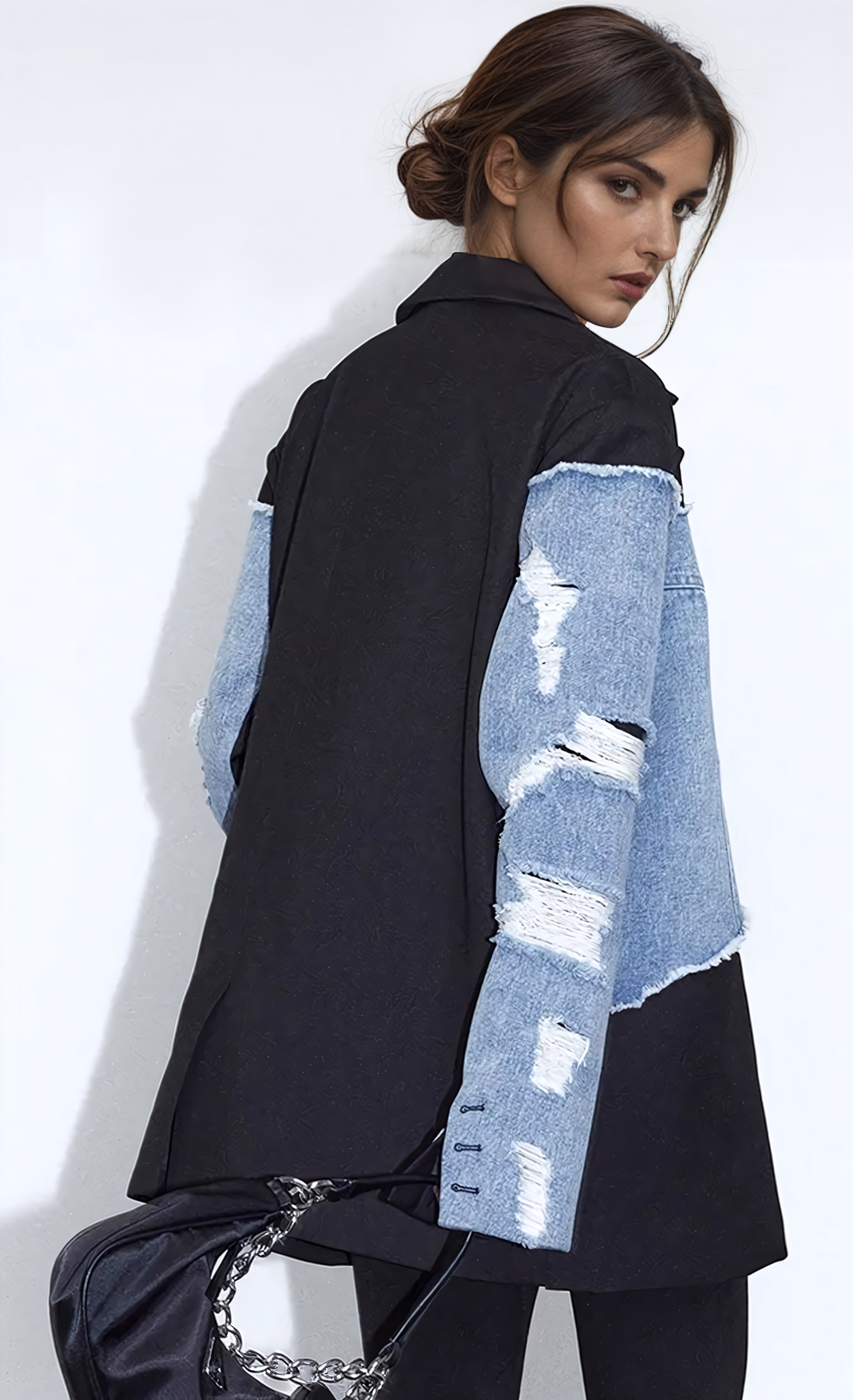 Cecilia Denim Deconstruct Coat