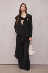 Claire Cutout Blazer Set In Black