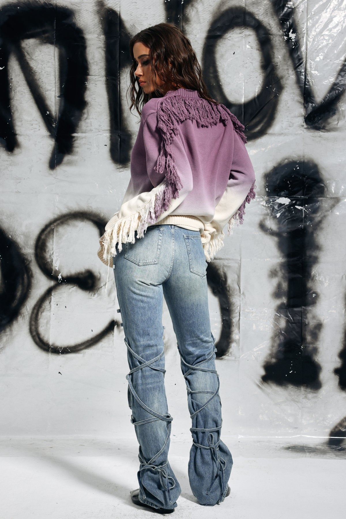 Greer Hayley Fringe Knit Top