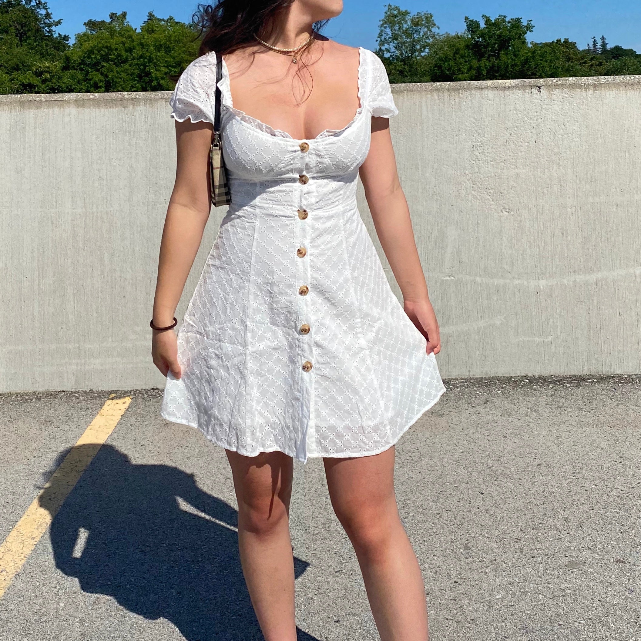 Ifomat Hope Bustier Eyelet Dress