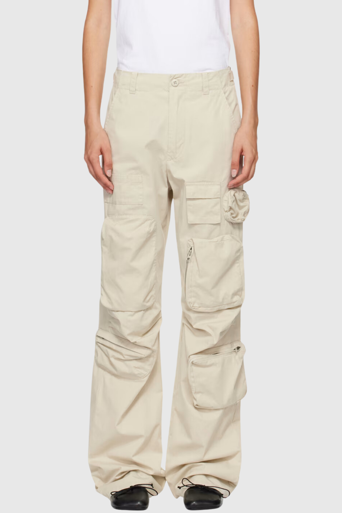 Isha Pocket Cargo Pants In Apricot